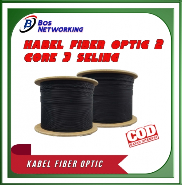 Kabel Fiber Optic Dropcore 2 Core 3 Seling