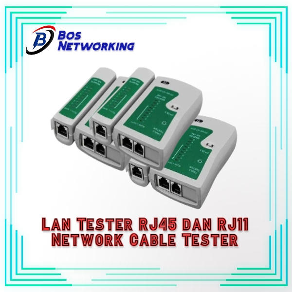 Lan Tester RJ45 dan RJ11 Network Cable Tester