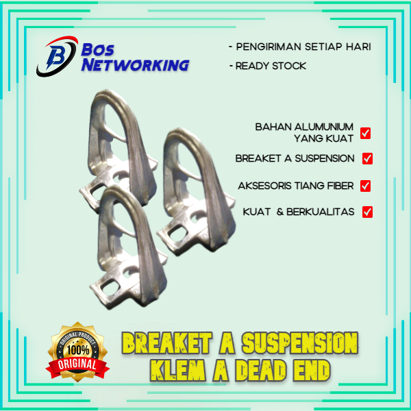 Breaket A Suspention Klem Aksesoris Tiang Fiber