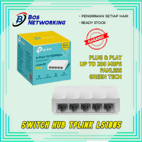 TP Link LS1005 TPLink 5 Port 10/100Mbps Desktop Sw