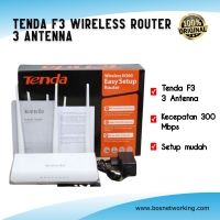 Tenda F3 Wireless Router 3 Antenna