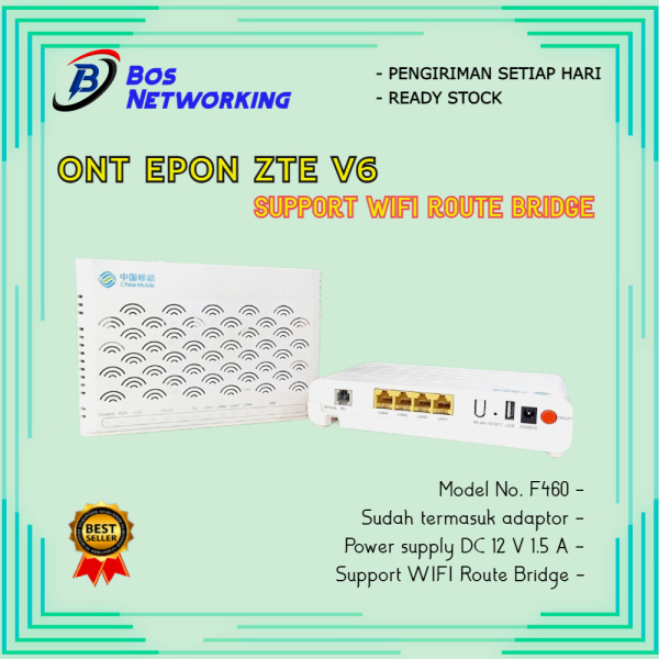 ONT EPON ZTE F460 V6 Support WIFI Route Bridge