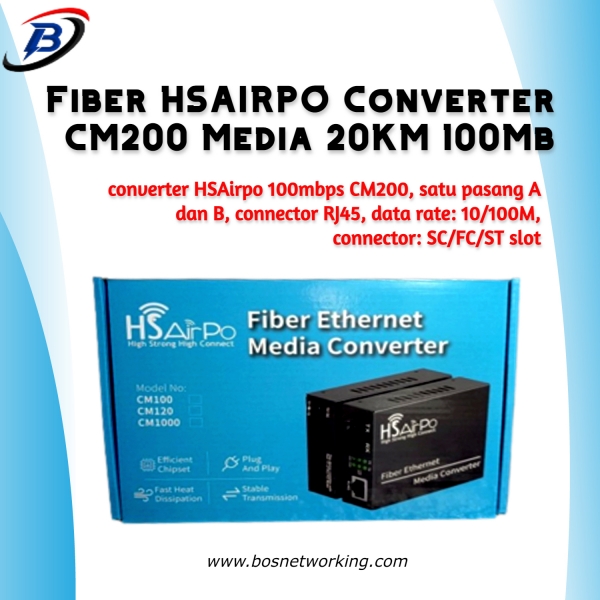 Hsairpo Fiber Converter CM200