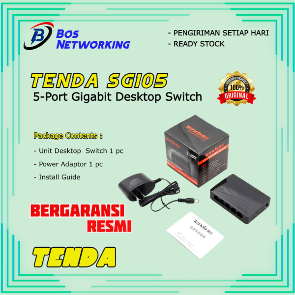 Switch Hub Gigabit Tenda SG105 5 Port