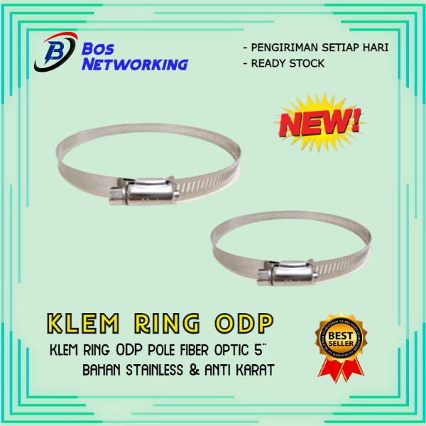 Klem Ring Cincin ODP Pole Tiang Fiber Optik Ukuran