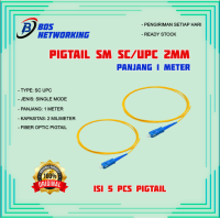 Pigtail Fiber Optic SC UPC 2 mm Isi 5 pcs